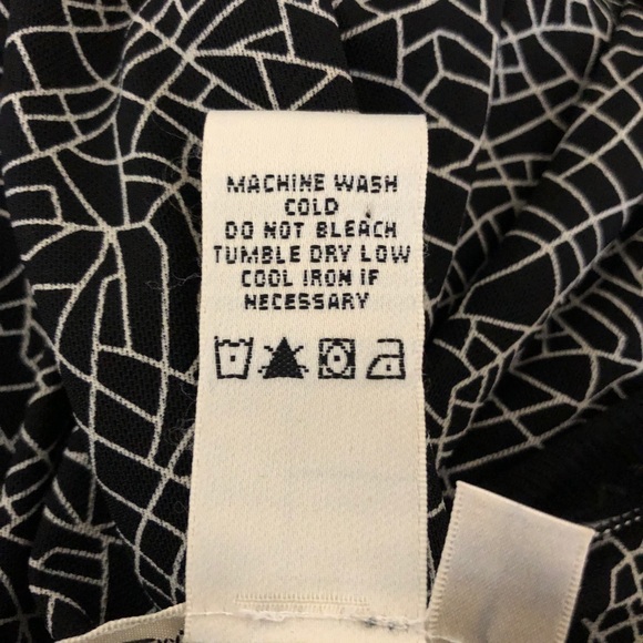 Max Studio Black/White Patterned Midi Dress - Picture 7 of 7